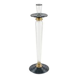NY: Vintage Tiffany & Co. Art Glass Candlestick Holders – Pair