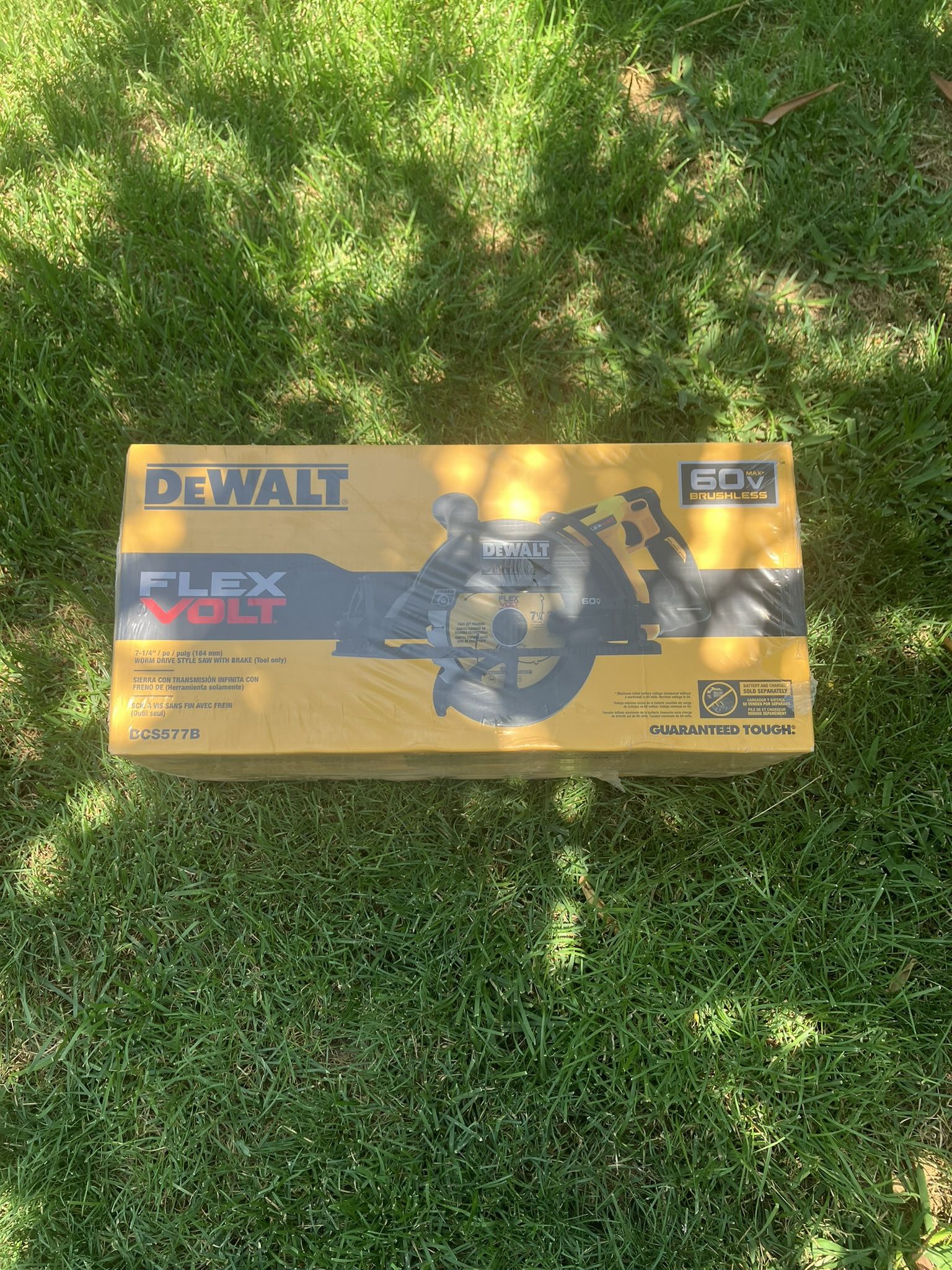 DEWALT FLEXVOLT 60V MAX Cordless Brushless 7-1/4 in. Wormdrive Style Circular Saw (Tool Only)