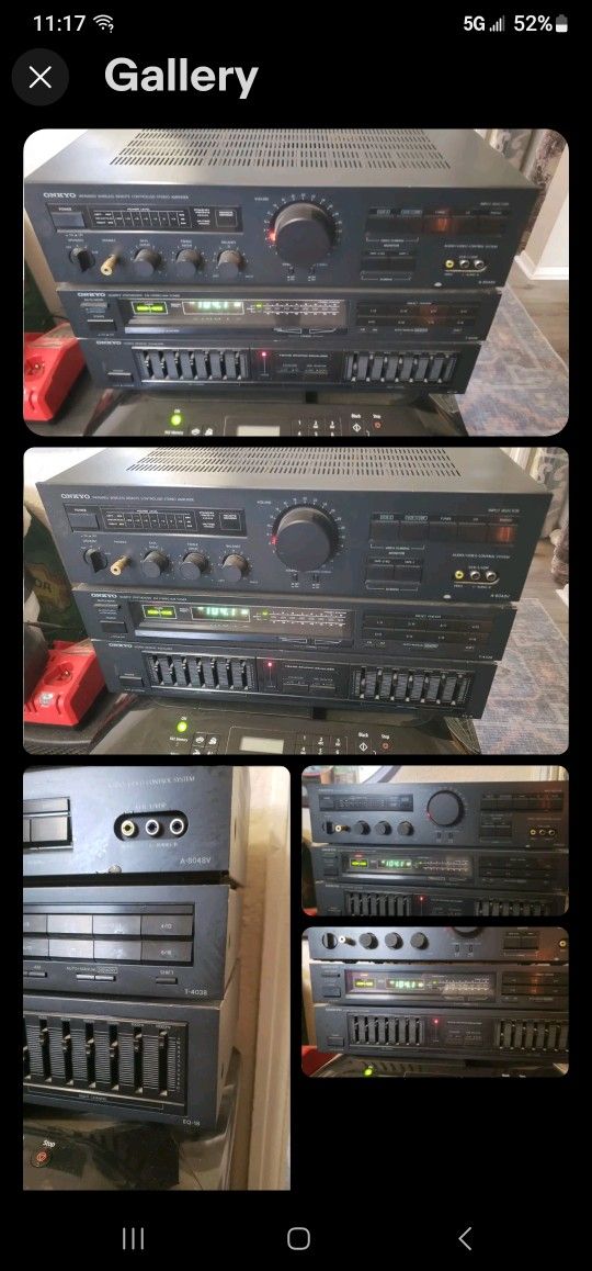 Vintage Onkyo Surround Sound Set. $75 Pickup In Oakdale