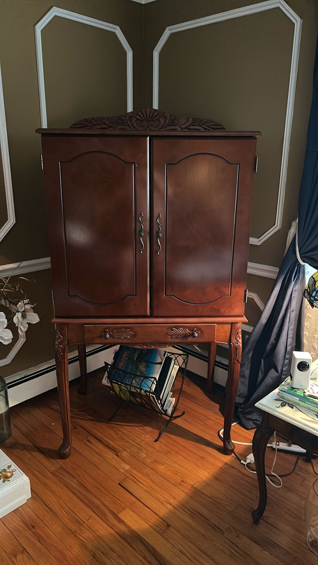Armoire great for storage Cherrywood