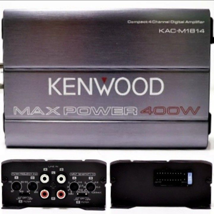 New K enwood 4 Channel Marine Amplifier