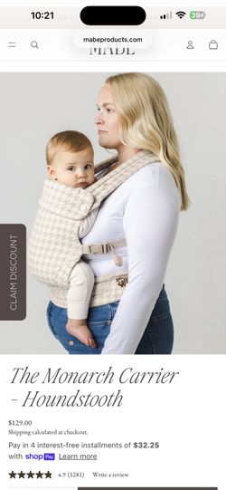 MABE - The Monarch Carrier (Houndstooth)