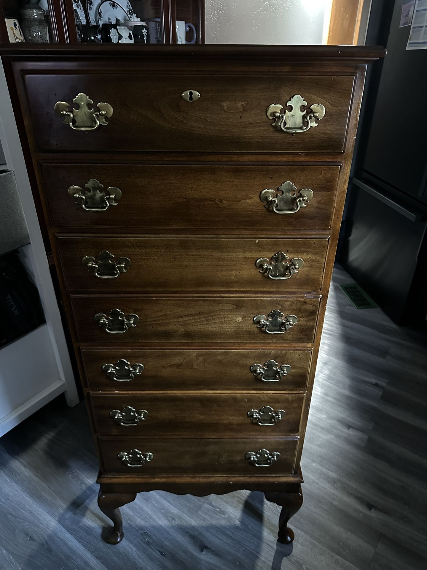 Antique/Vintage Oxford Cherry Lingerie Chest