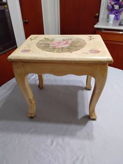 Painted Wood foot stool