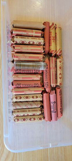 Wheat Penny Rolls Full Rolls of Wheat Cents