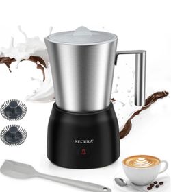 Secura 17oz Detachable Milk Frother And Steamer