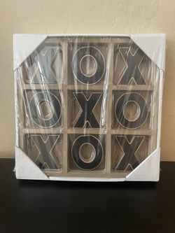 Wooden Tic Tac Toe Game 12x12