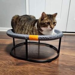 Cat Bed, Cat Hammock, Small Dog Bed, Free-Standing Elevated Cat