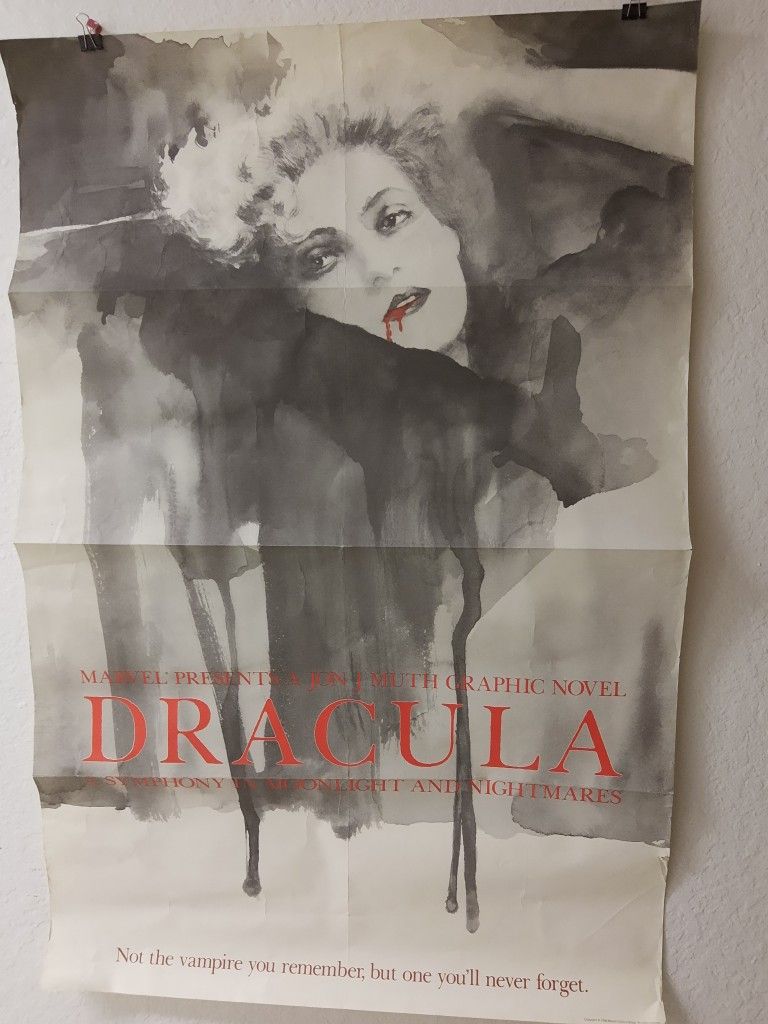 Dracula-Marvel Poster (John Muth's graphic novel)