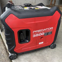 Barely Used 3500 Watt Inverter Generator With 2 Year Warranty For Cheap!