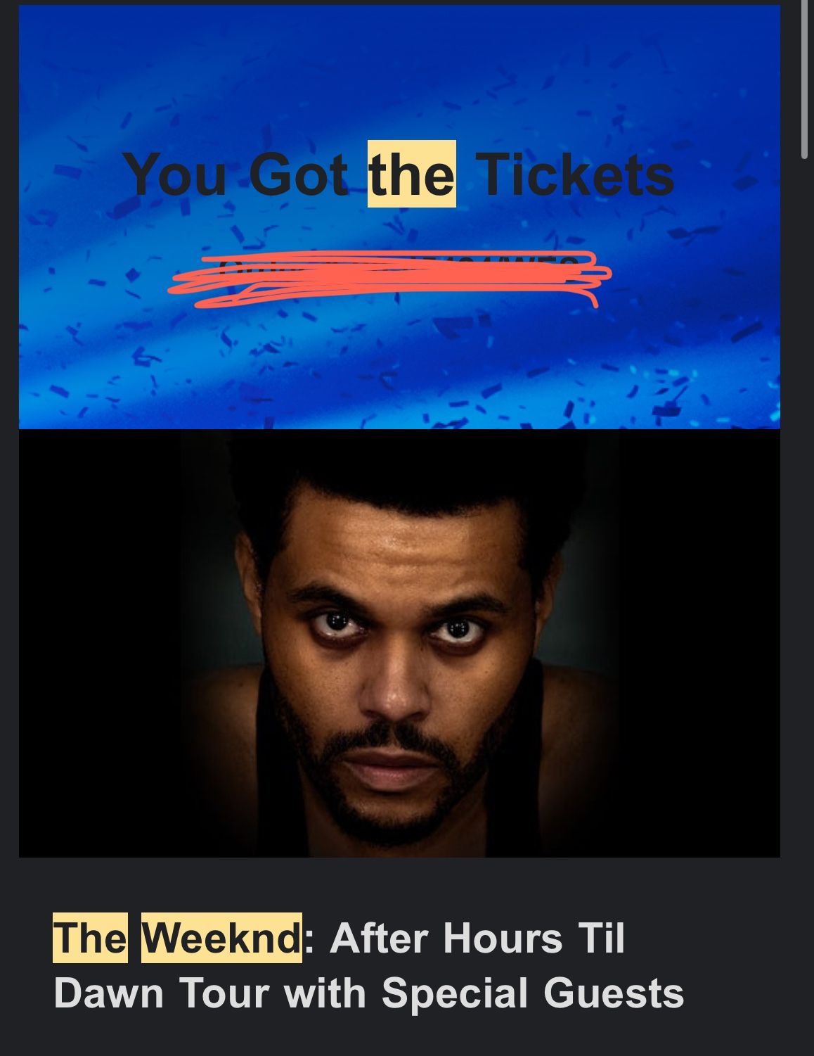 The Weeknd