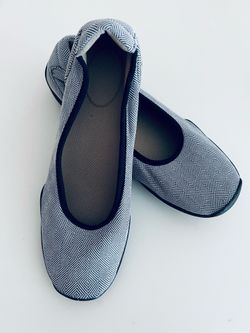 FootSmart Original Stretchies Joyce Slip-On Shoes SIZE 8 Herringbone