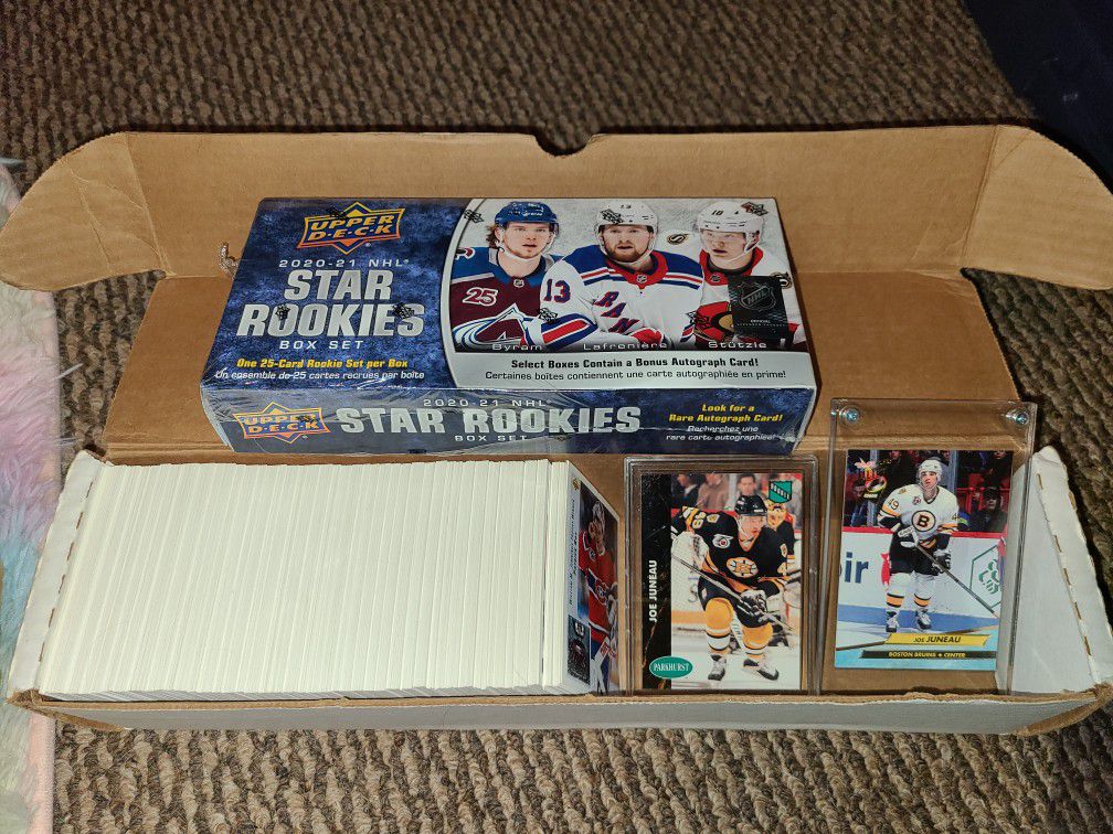 2020-21 Upper Deck Hockey Star Rookies and 92-93 Upper Deck Hockey Card Lot and More 
