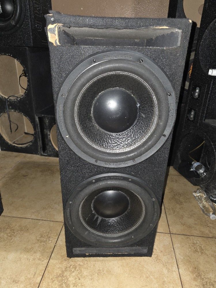 2 12" MA Audio With Ported Box