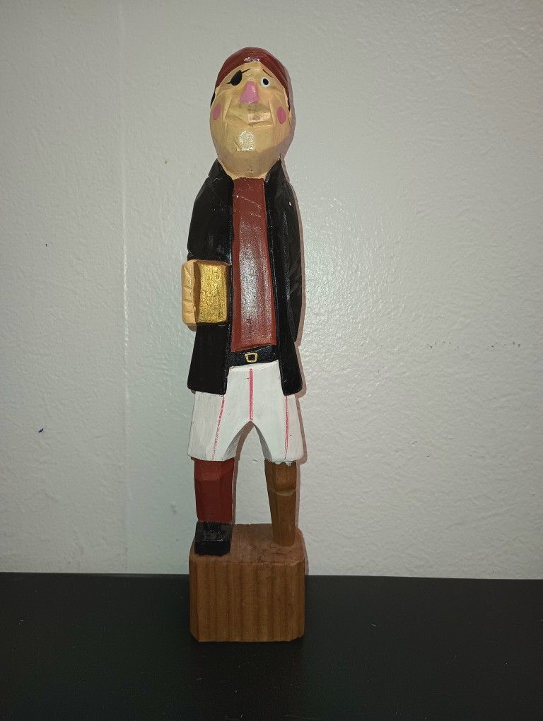 Wooden Pirate Statue