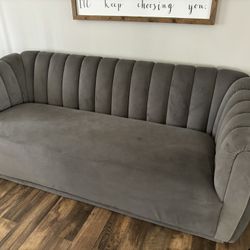 Big Comfy Gray Couch 