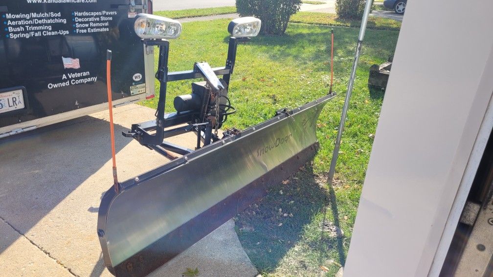 FREE FREE FREE FREE. MD75 Snowdogg Plow,Bracket And Controller Only