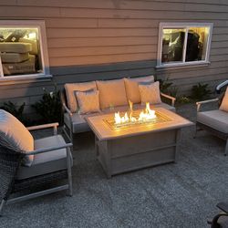Brand New Outdoor Furniture With Fire Pit 