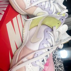 Womens Nike Dunk High, Pastel color “Lemon Twist