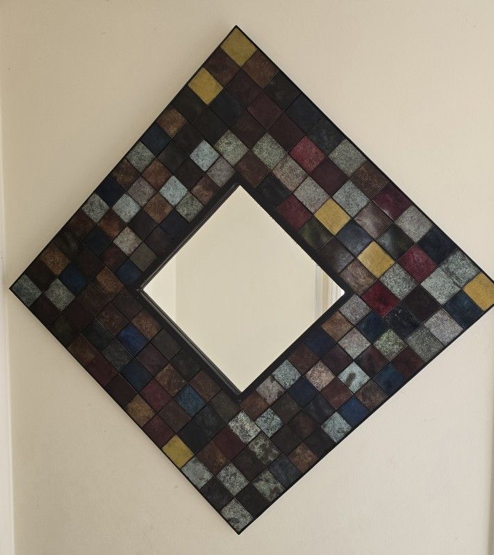 Ceramic Tile Wall Mirror