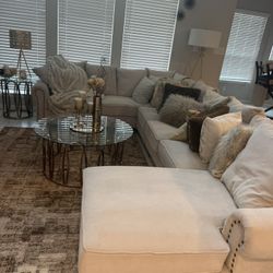 Sectional and Tables for sale