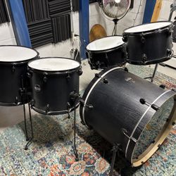 Mapped 5 Piece Drum Set