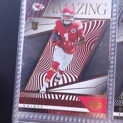 Xavier Worthy Mint Condition Football Trading Card