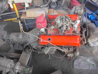 350 V8 motor &400 Trans Rebuilt 2 years Low miles.  I did a LS SWAP