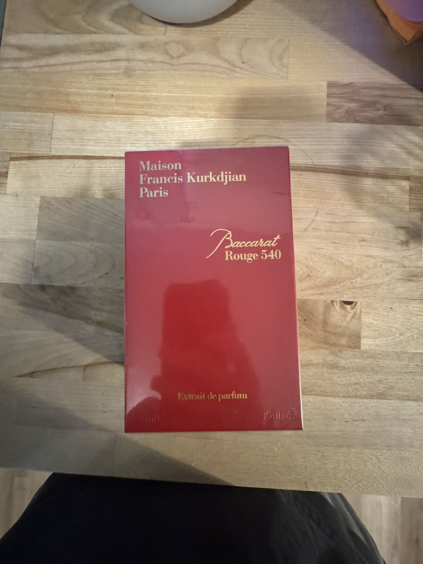 maison paris francis kurkdijian baccarat rouge 540