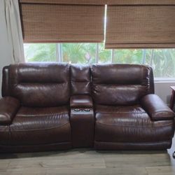 Leather Electric Recliner 