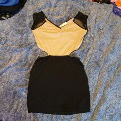 Burlap Oopen Back Dress