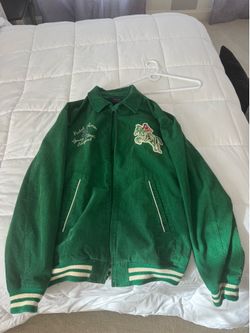 Nwt Polo Ralph Lauren Green Equine Club Bedford Stables Equestrian Corduroy Embroidered/Patch Jacket