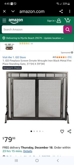 Fireplace Screen 