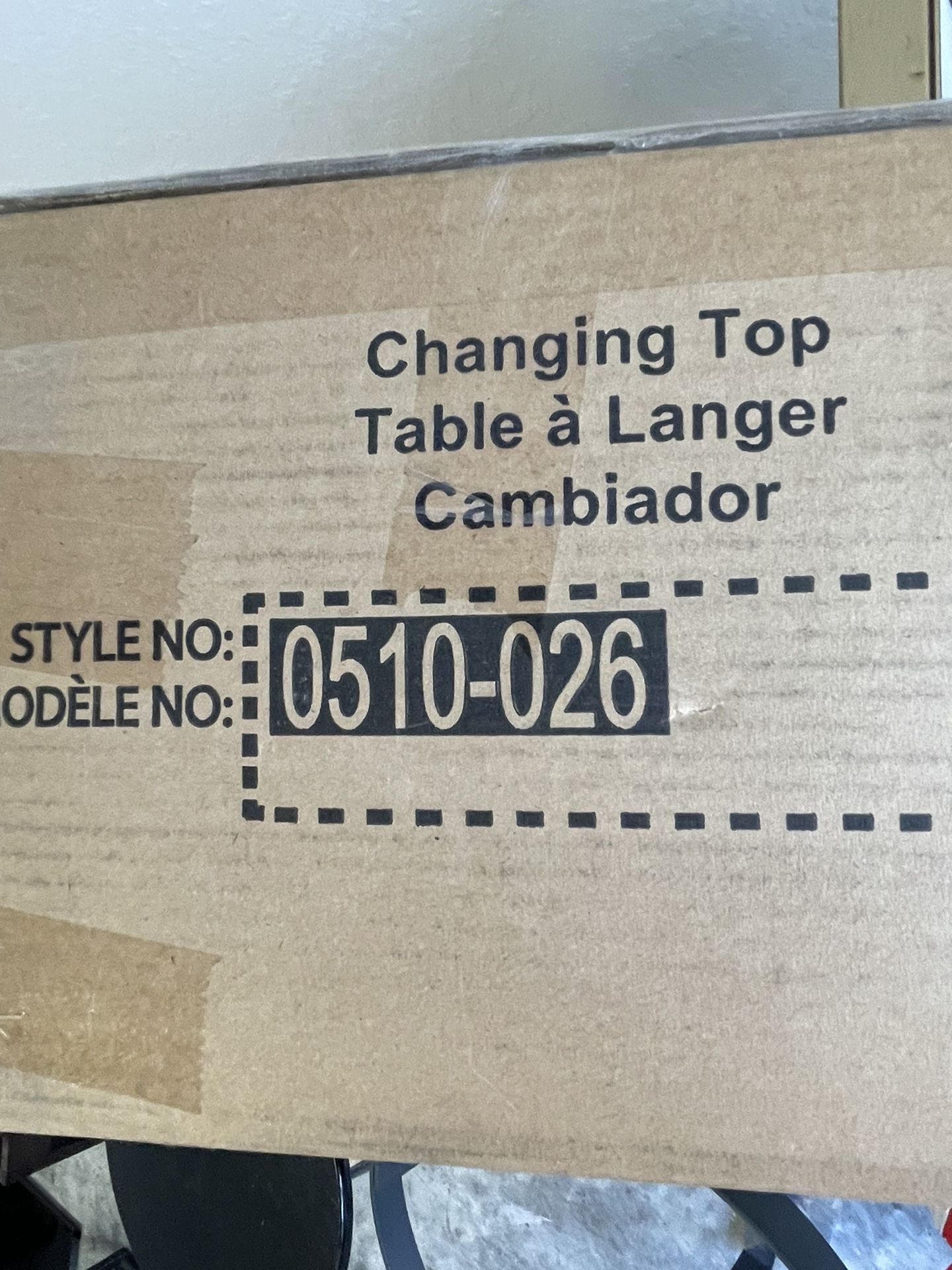 BABY CHANGING TOP TABLE