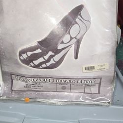 Halloween Skeleton Heels Size 7