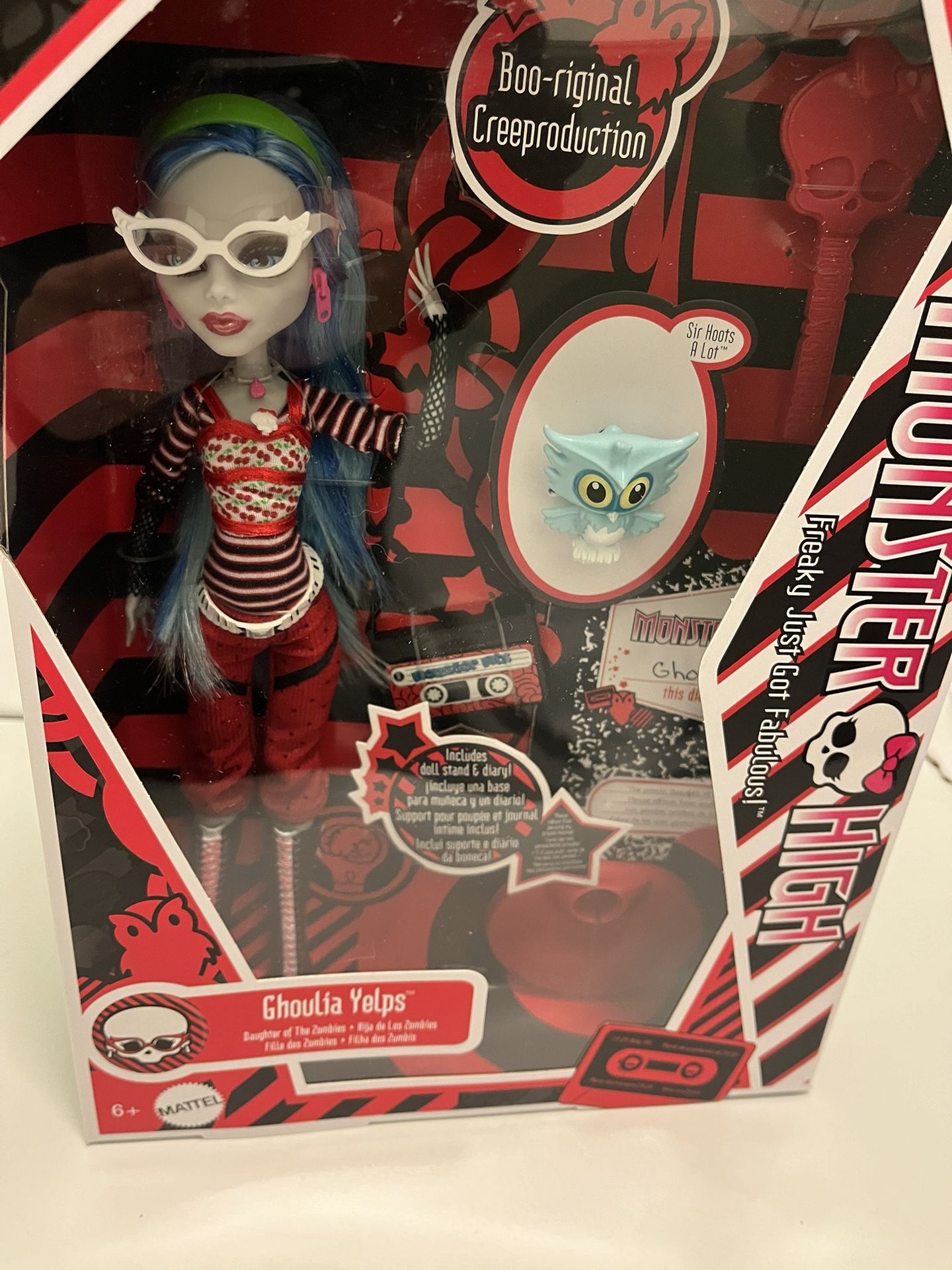 2024 Monster High Ghoulia Yelps Boo-riginal Creeproduction Fashion Doll