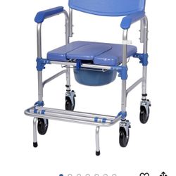 Shower Chair Portable Toilet Chair 