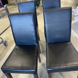 4 Solid Chairs 