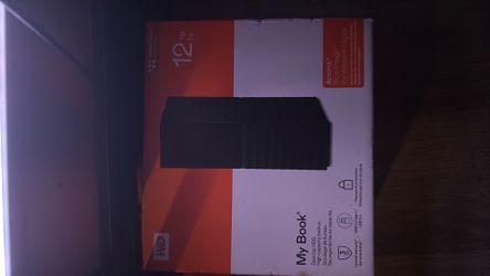 WD My Book 12 TB Desktop External Hard Drive for Windows/Mac/Laptop USB 3.0