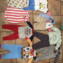 Baby Boy Clothes Size 9-24 M Bundle 