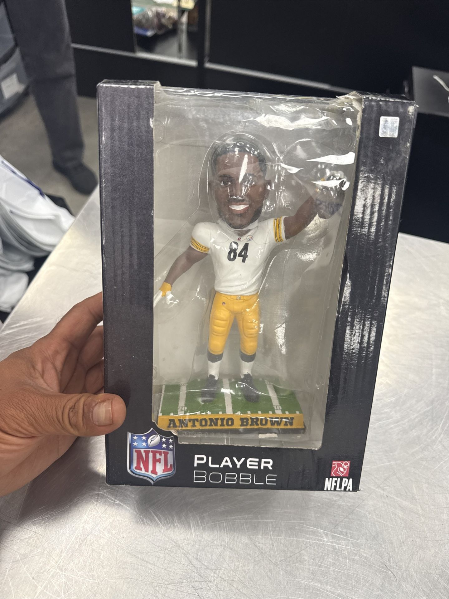 ANTONIO BROWN Pittsburgh Steelers NFL “Business Boomin" Bobblehead #/360 NIB!