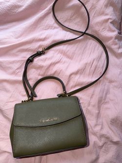 Green Michael Khors Crossbody Bag