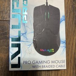 Vivitar LVLUP PRO Gaming Mouse With Braided Cable