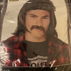 Mullet And Stache Costume 