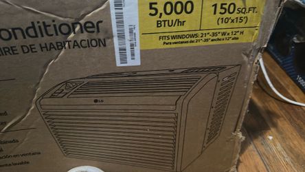 Lg room air conditioner 5,000btu/hr