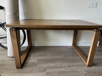 MÖRBYLÅNGA Dinning Room Farm Table-Oak veneer brown stained, 55x33 "