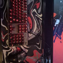 Keyboard Mouse And Mouse Pad 
