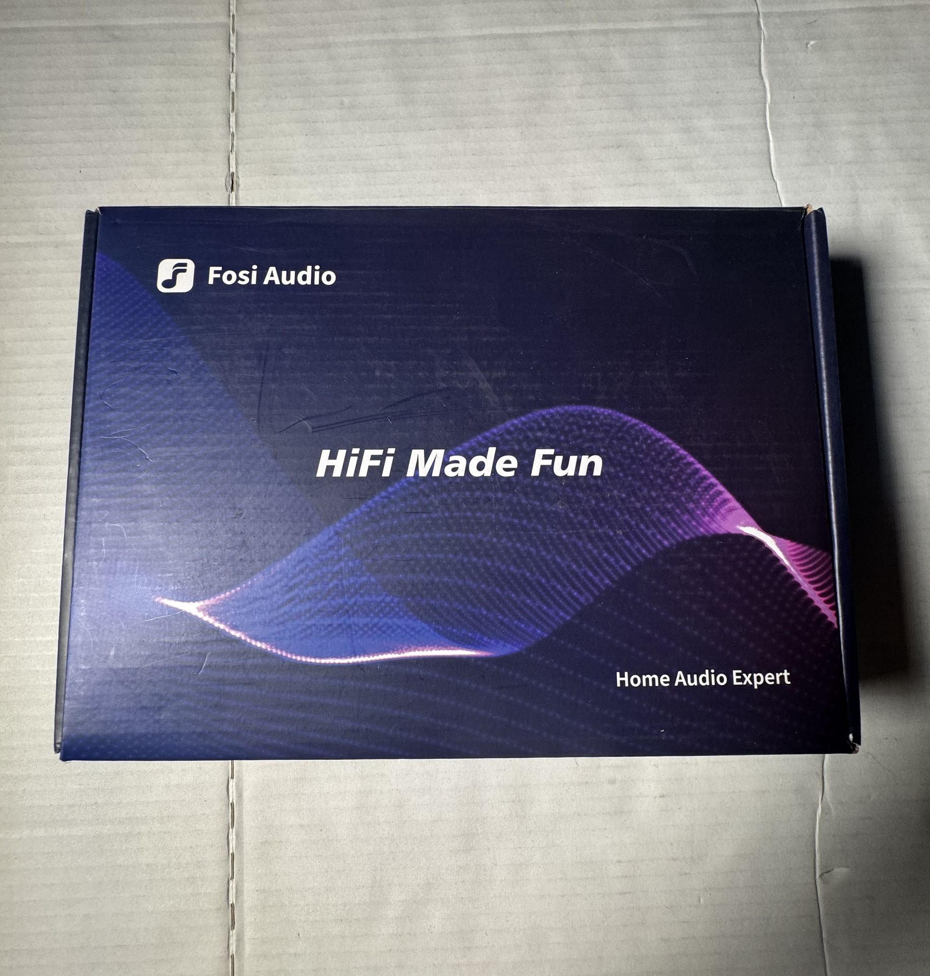 NIB Fosi Audio Box X2 Phono Tube Preamp Mini Stereo Turntable Audio Hi-Fi Amplifier