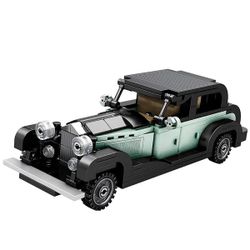 Reobrix 811 Bentley 8 Litre Toy Car Building Blocks, 1:24 Scale Model Car Kit for Display and Collectible