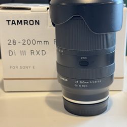 Tamron 28-200mm F/2.8-5.6 Di III RXD for Sony E
